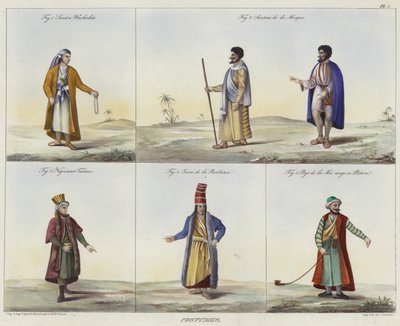Trajes del Medio Oriente de French School