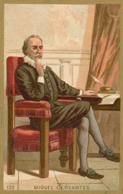 Miguel de Cervantes, novelista, poeta y dramaturgo español de French School