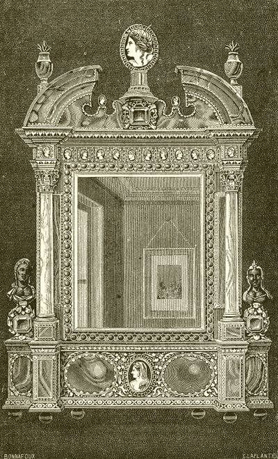 Espejo de María de Médici de French School