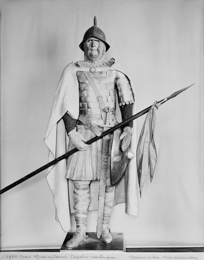 Modelo de un jinete carolingio de French School