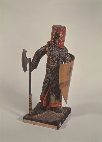 Modelo de un caballero en la época de Philippe-Auguste (1165-1223) de French School