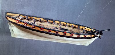 Modelo de un barco pirata, c.1810 de French School