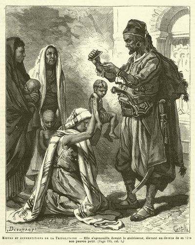 Costumbres y supersticiones de la Tripolitania de French School