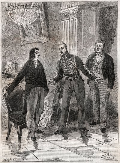 Monarquía de Julio - noviembre de 1834 - Adolphe Thiers (1797-1897) en el Duque de Orleans Luis Felipe I (1773-1850) de French School