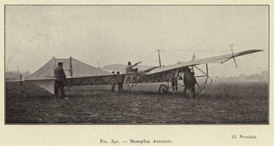 Monoplano Antoinette de French School