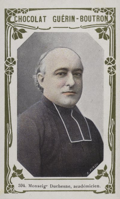 Monseñor Duchesne, académico de French School