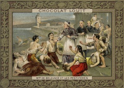 Monseñor de Belsunce, Obispo de Marsella y víctimas de la peste, 1720 de French School