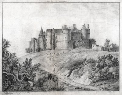 Castillo de Montargis (dibujo) de French School
