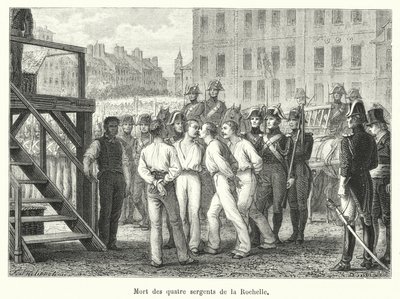 Muerte de los cuatro sargentos de La Rochelle de French School