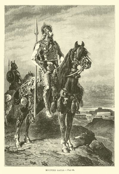 Galos montados de French School
