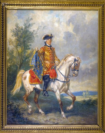 Gendarme montado de French School