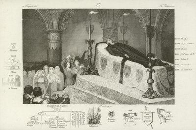Luto por la muerte de Luis XII de Francia, 1515 de French School