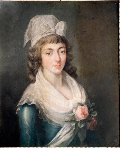 Retrato de Madame Roland de French School