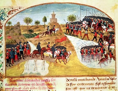 Cómo Alejandro Magno (356-323 a.C.) cruzó el Tigris y el Éufrates, de Vie d