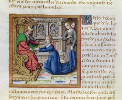 Ester, de Vie des Femmes Celebres, c.1505 de French School