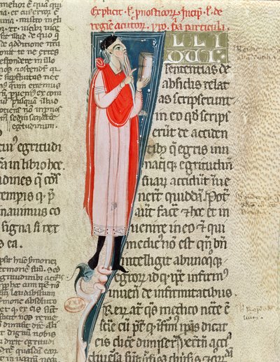 Ms 2046 Un doctor enseñando, de Aforismos por Hipócrates (c.460-c.377 AC) con un comentario por Claudio Galeno (c.130-c.201) de French School