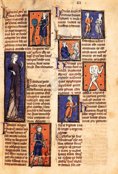 Ms 320 Fol.46r Monstruos, de 