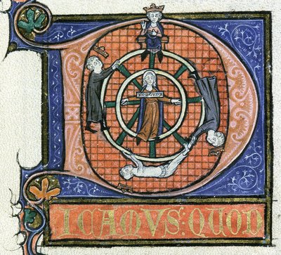 Ms 3469 fol.38 La rueda de la fortuna, de la 