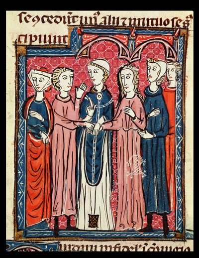 Un matrimonio, de Decrets de Gratien de French School