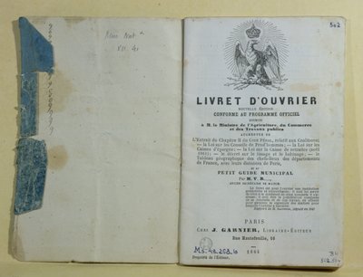 Ms 43.268.10 Frontispicio del Livret d