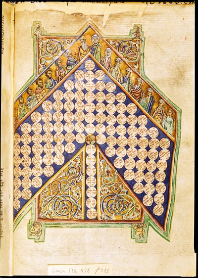 Ms 476 fol.233 Página de una Biblia de French School