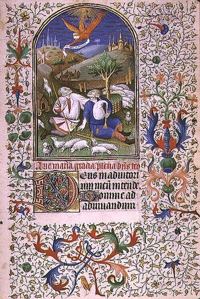 Ángel apareciendo a dos pastores, Amiens de French School