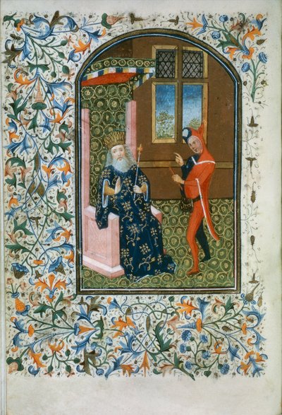 Rey y bufón, c.1460 de French School