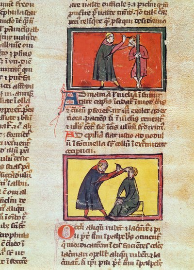 Ms H 89 fol.6 Cirugía, de una edición del 
