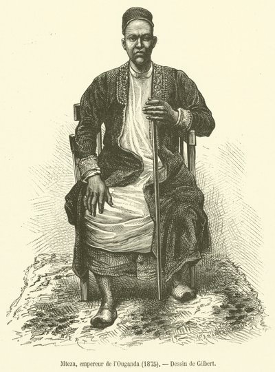 Mteza, emperador de Uganda de French School