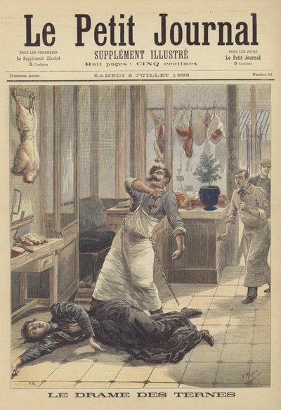 Asesinato en la Avenida des Ternes, París de French School