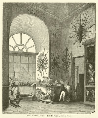 Museo naval en el Louvre, Sala La Perouse, segunda vista de French School