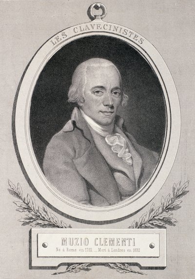 Muzio Clementi (1752-1832) (grabado) de French School