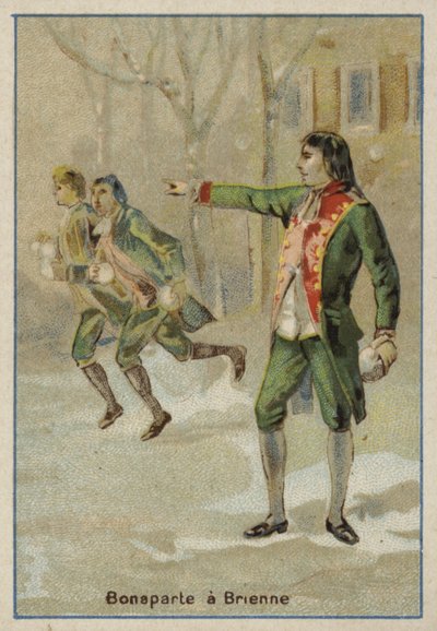 Napoleón Bonaparte en la escuela militar de Brienne-le-Chateau, Francia de French School