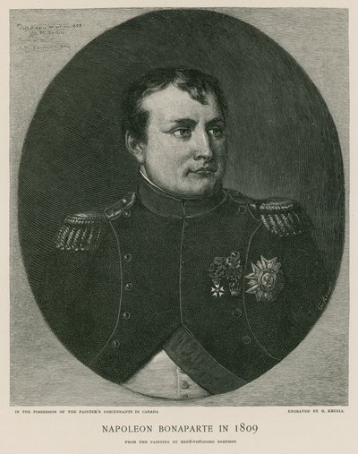 Napoleón Bonaparte en 1809 de French School