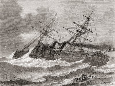 Napoleón III, de Les Merveilles de la Science, pub.1870 de French School