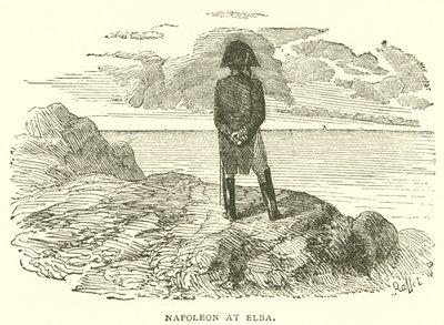 Napoleón en Elba de French School
