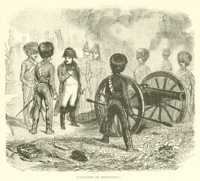 Napoleón en Montereau (grabado) de French School