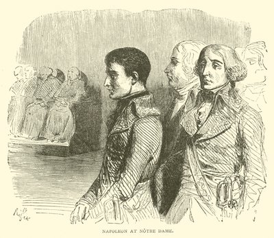 Napoleón en Notre Dame de French School