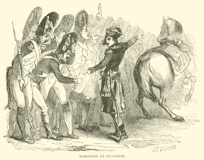 Napoleón en Saint-Cloud de French School