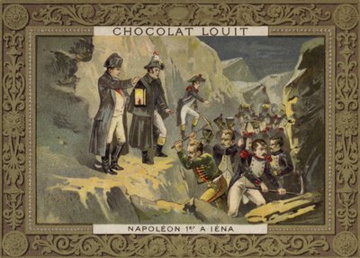 Napoleón en la Batalla de Jena, 1806 de French School