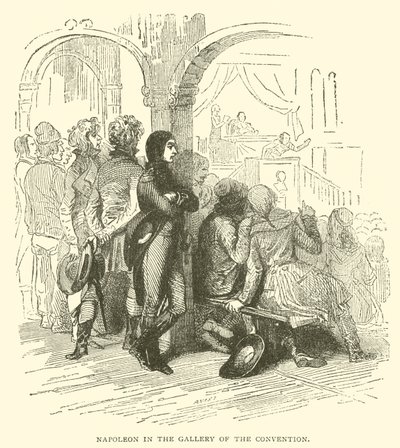 Napoleón en la galería de la convención de French School