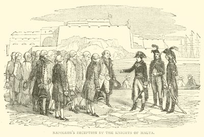Recepción de Napoleón por los Caballeros de Malta de French School