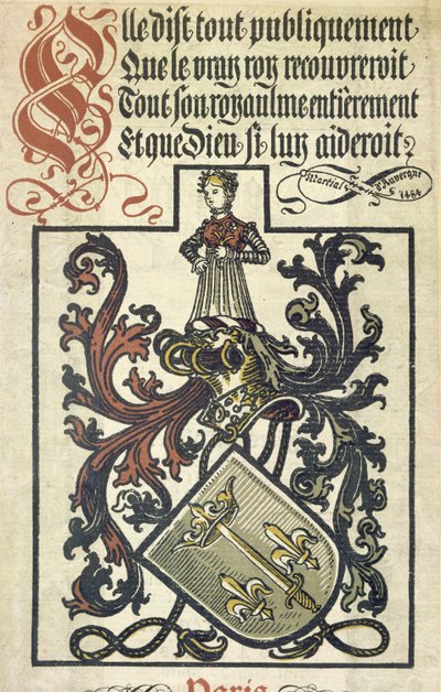 Almanaque Nacional de Juana de Arco, 1891 de French School