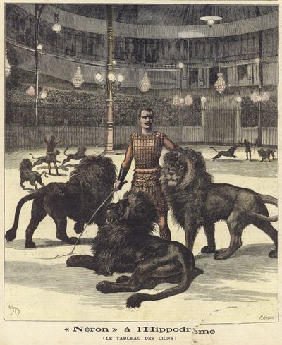 Nerón en el Hipódromo de French School