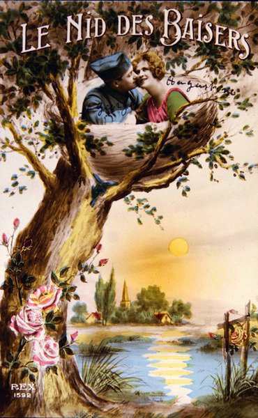 Nido de besos, c.1920 de French School