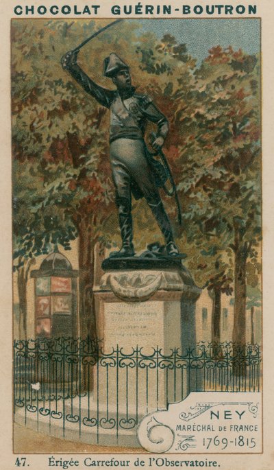 Ney, Mariscal de Francia, 1769-1815, Erigida en Carrefour de l