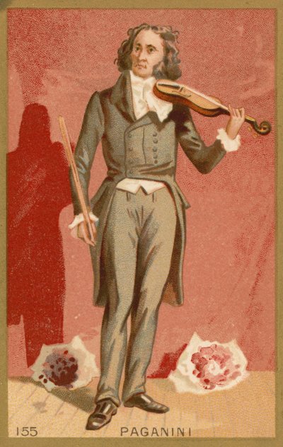 Niccolò Paganini, violinista y compositor italiano de French School