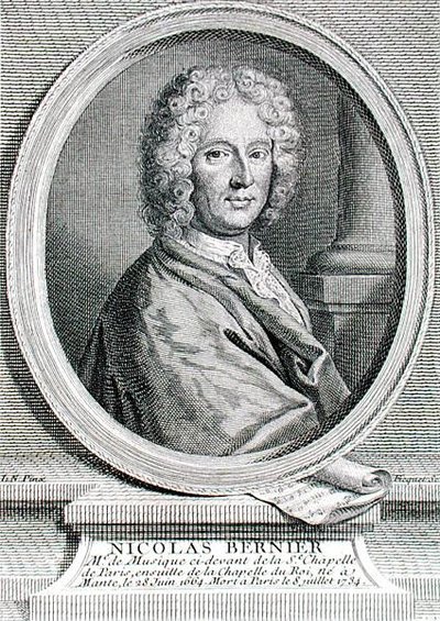 Nicolas Bernier (1665-1734) grabado por Etienne Fiquet (1719-94) (grabado) de French School