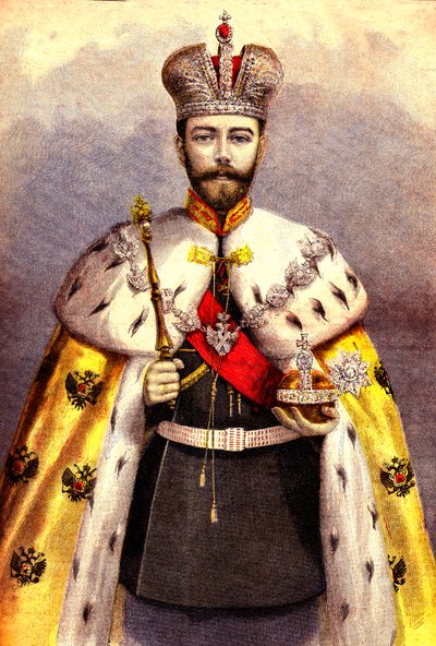 Nicolás II, zar de Rusia de French School