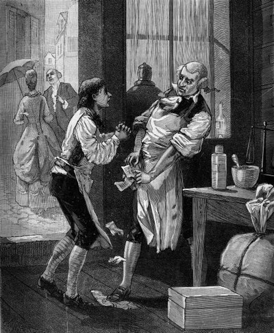 Nicolas Louis Vauquelin, químico francés (1763-1829) trabajó primero en una farmacia. en "Historia popular de las ciencias, invenciones y descubrimientos desde los primeros siglos hasta el presente día" por Bitard Adolphe 1880 de French School